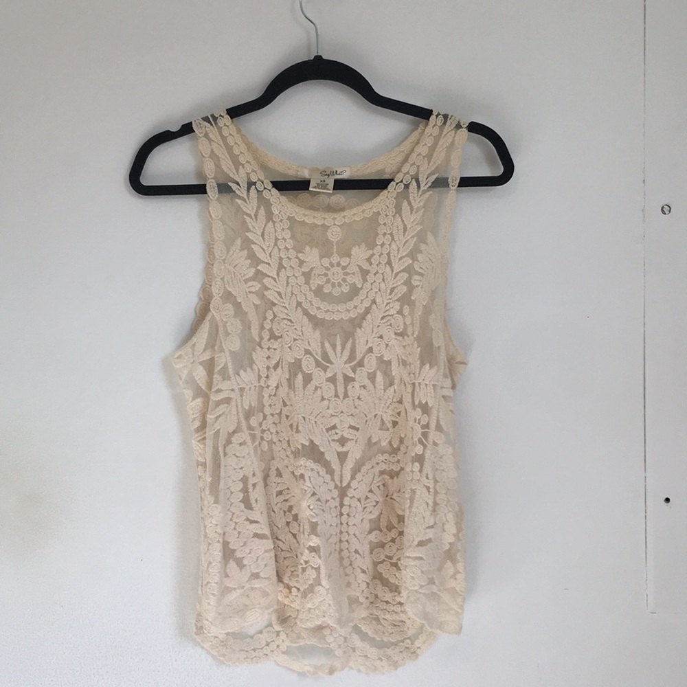 Lace Tank XS